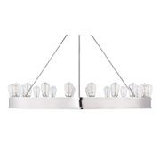 Roark 40″ Modular Ring Chandelier – Nickel gallery detail image