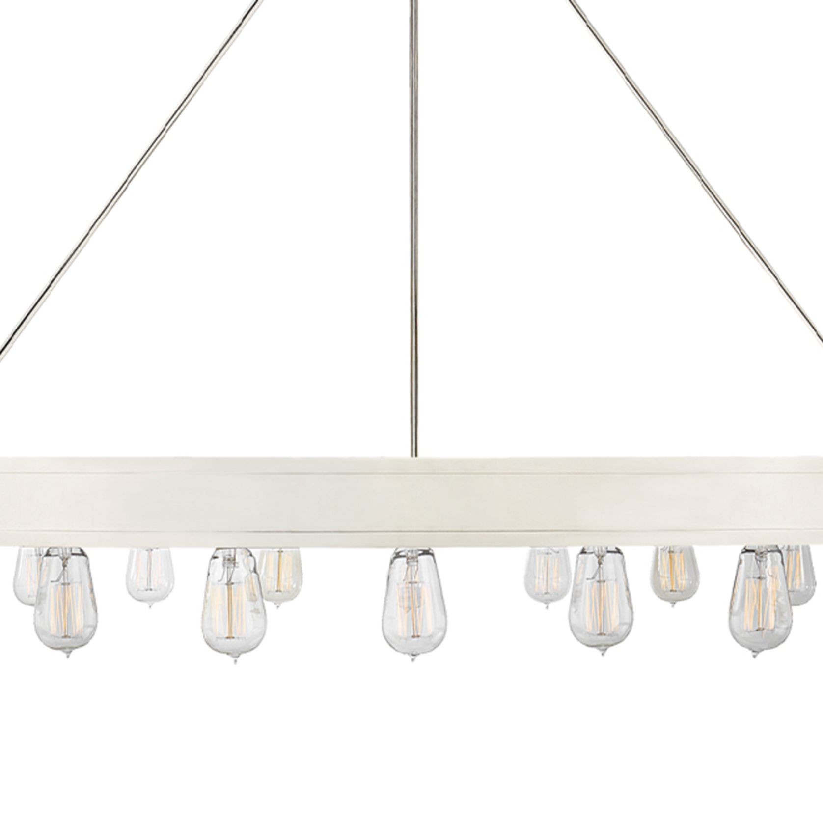 Roark 50″ Modular Ring Chandelier – Nickel gallery detail image