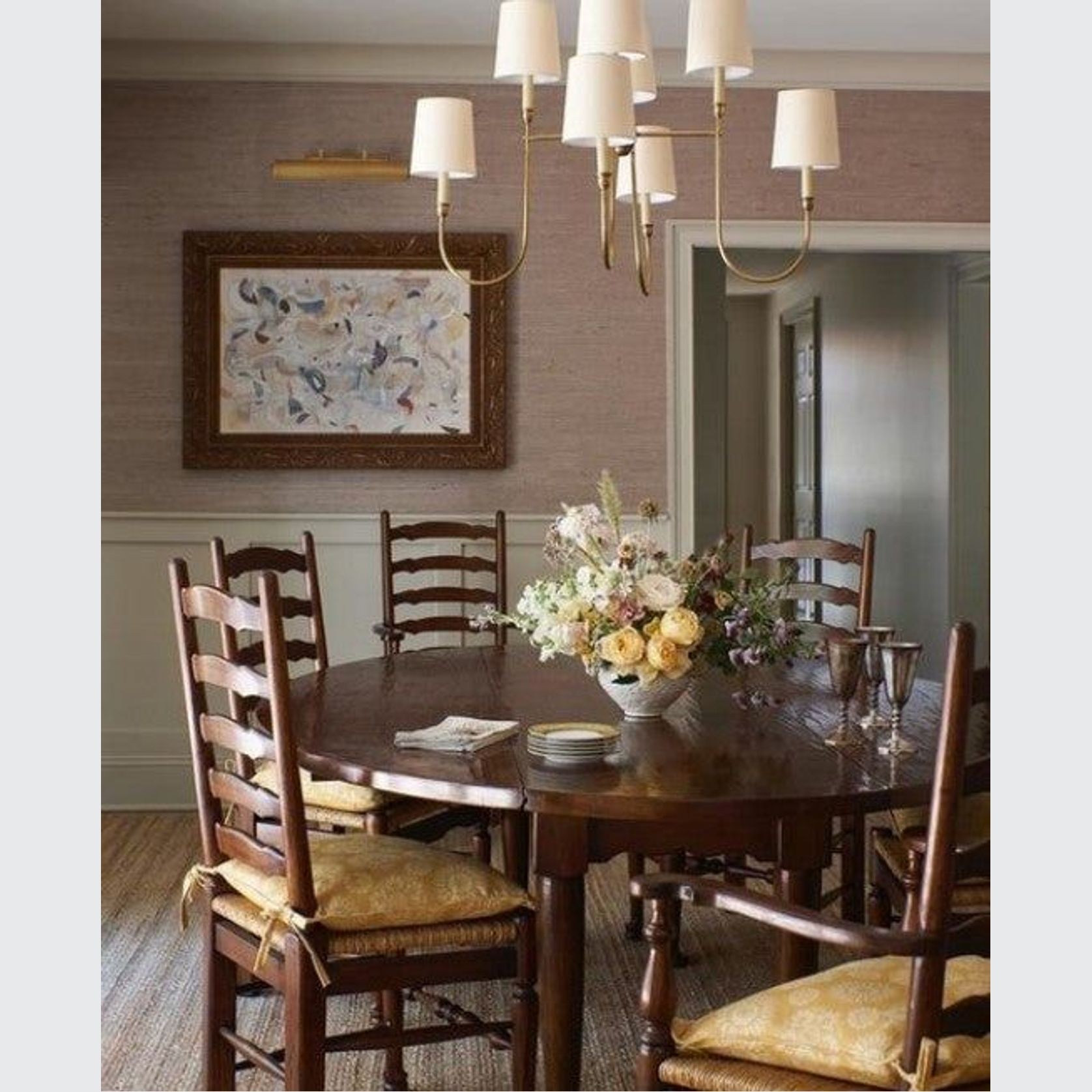 Visual Comfort Thomas O'Brien Vendome Large Chandelier gallery detail image