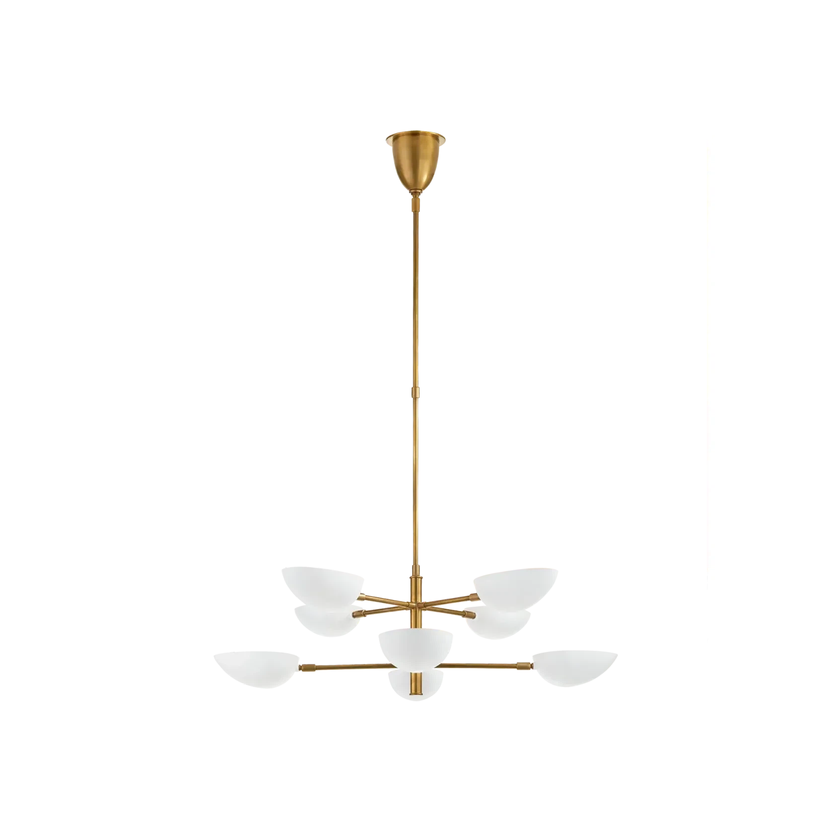 Graphic Large Two-Tier Chandelier gallery detail image