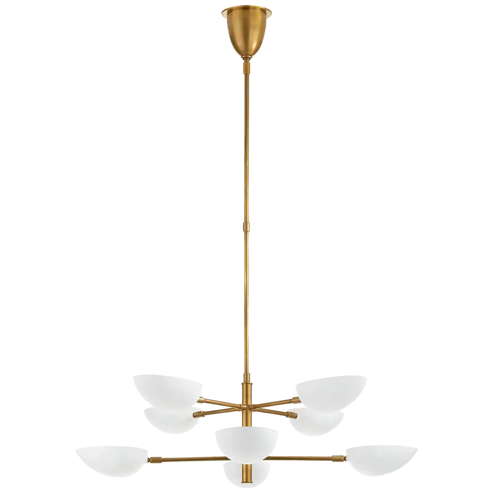 Graphic Large Two-Tier Chandelier gallery detail image