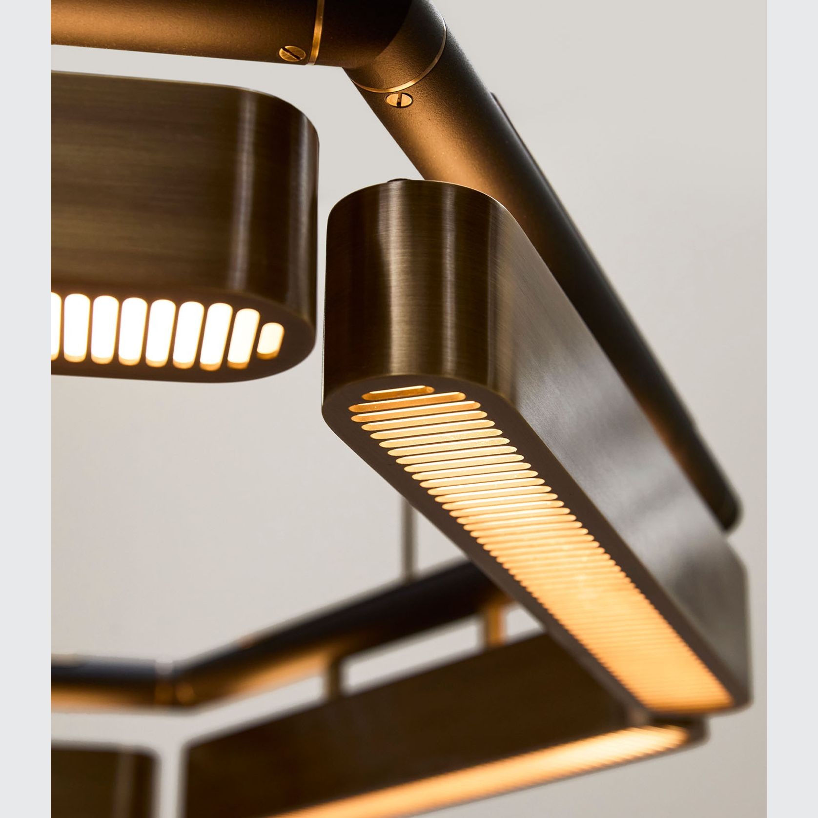 Colt Hexagon Chandelier gallery detail image