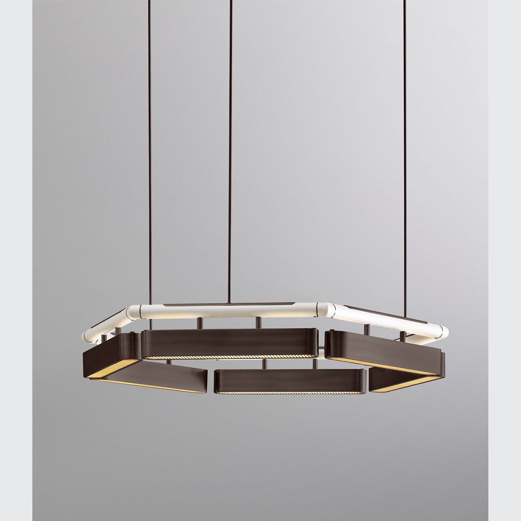 Colt Hexagon Chandelier gallery detail image