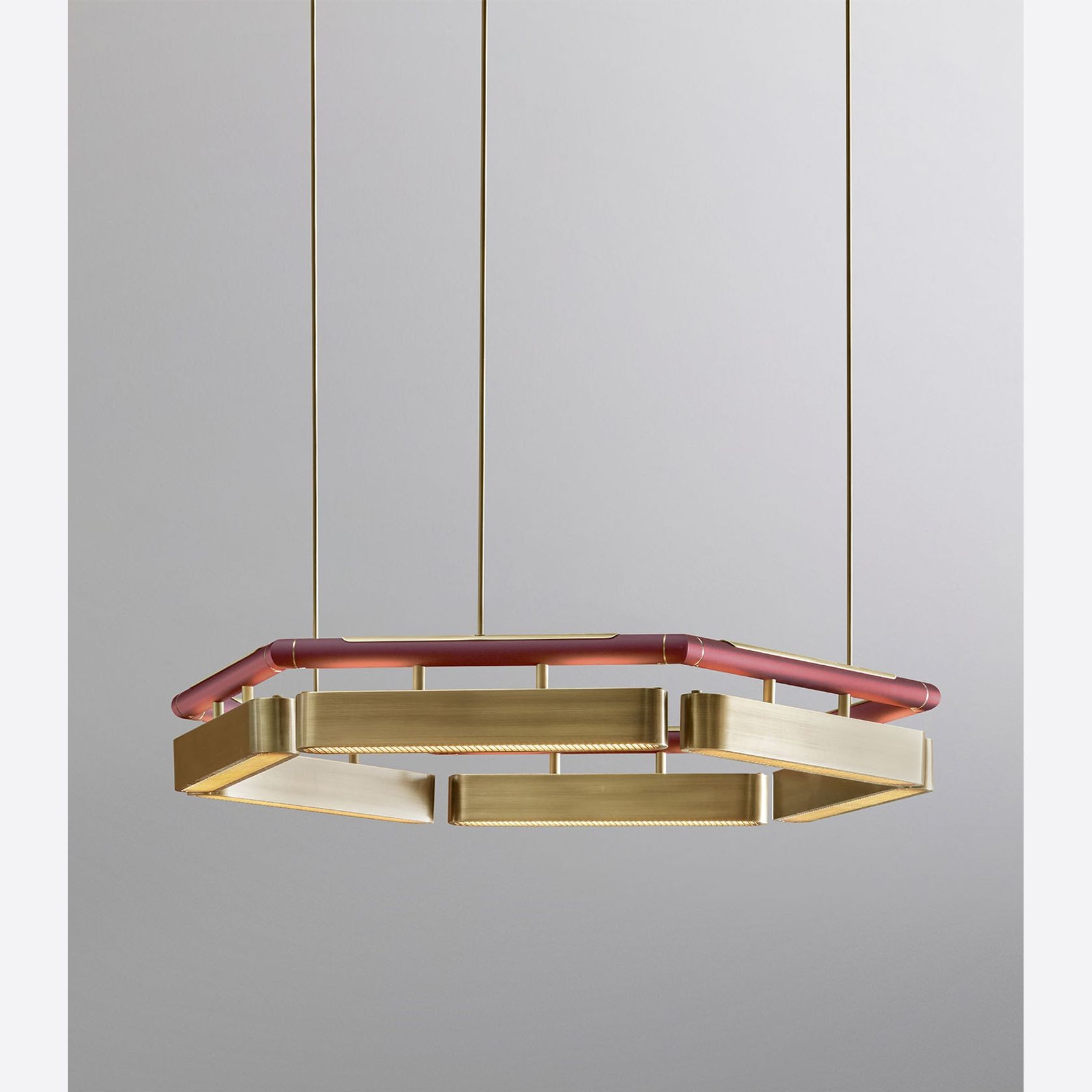 Colt Hexagon Chandelier gallery detail image