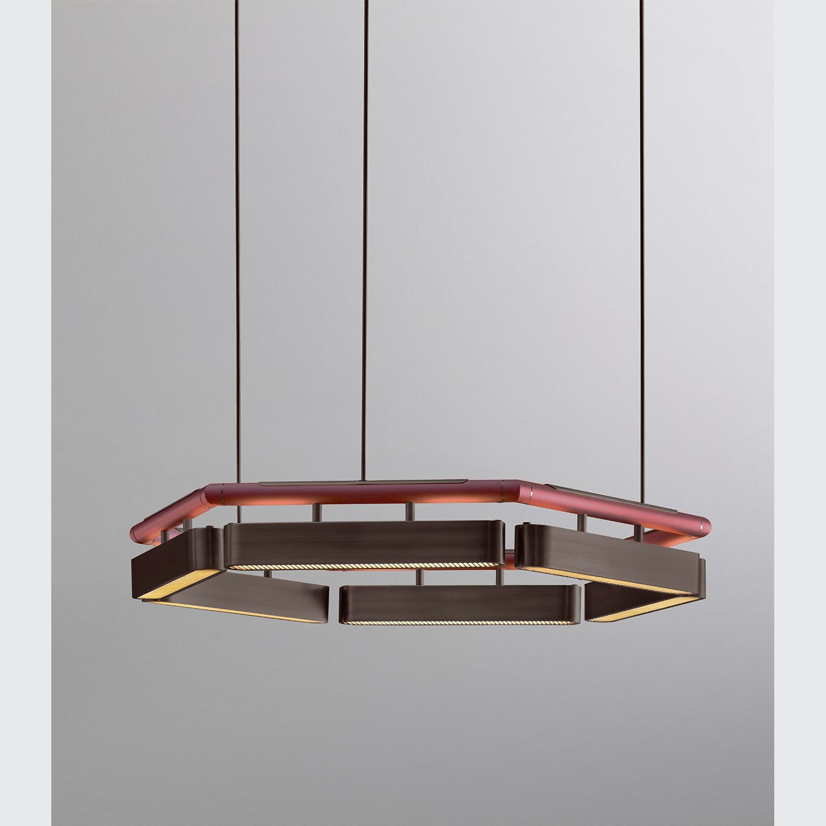 Colt Hexagon Chandelier gallery detail image