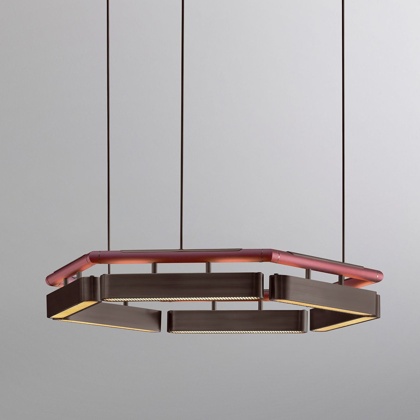 Colt Hexagon Chandelier gallery detail image