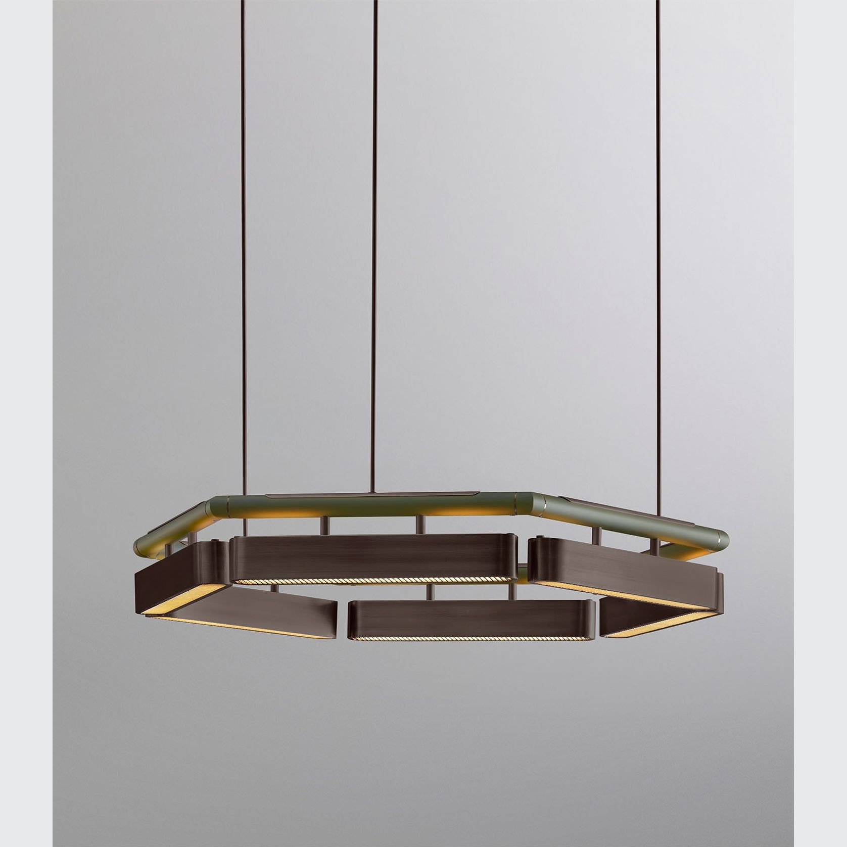 Colt Hexagon Chandelier gallery detail image