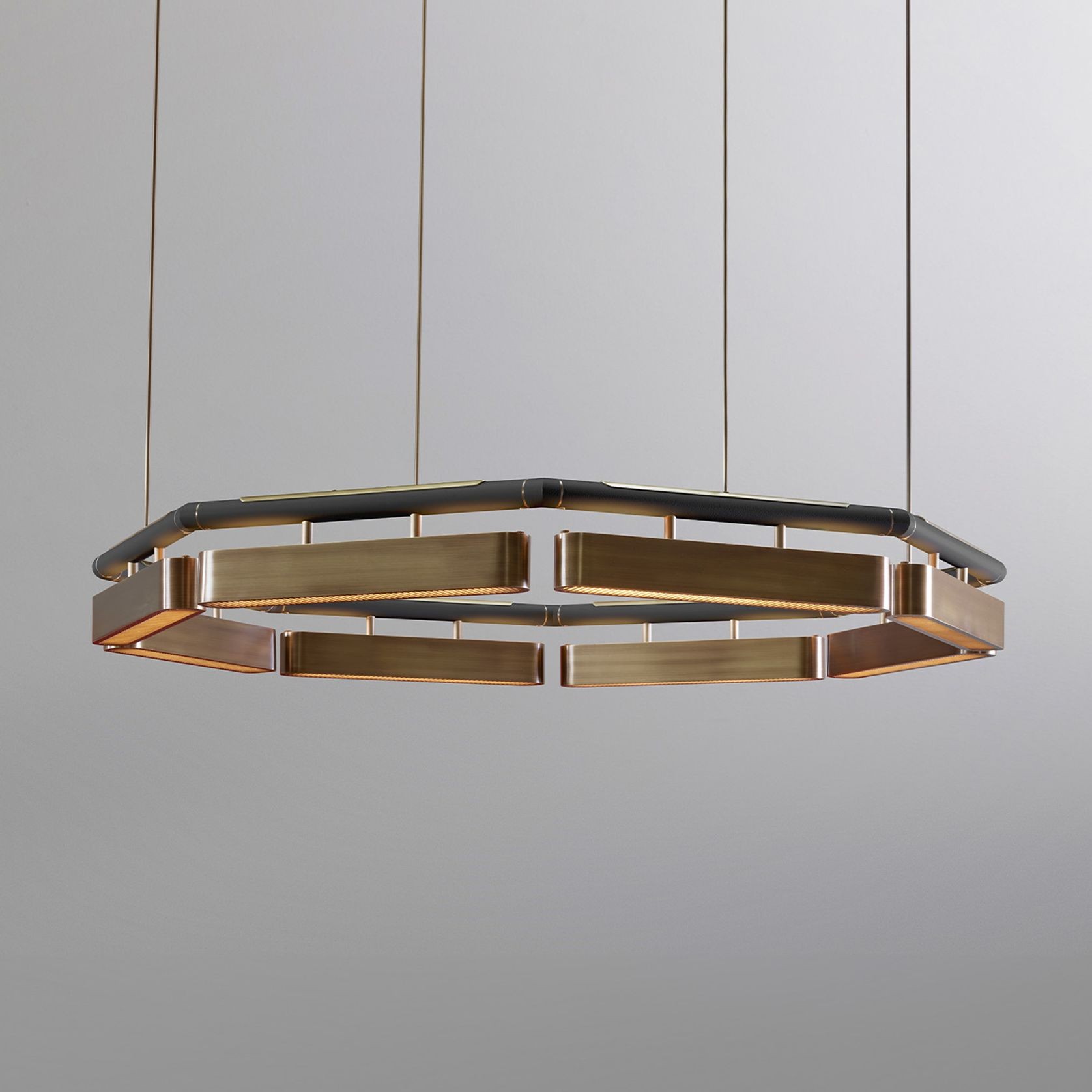 Colt Octagon Chandelier gallery detail image