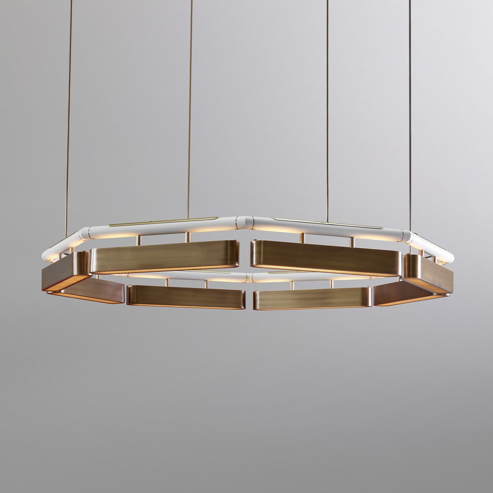 Colt Octagon Chandelier gallery detail image