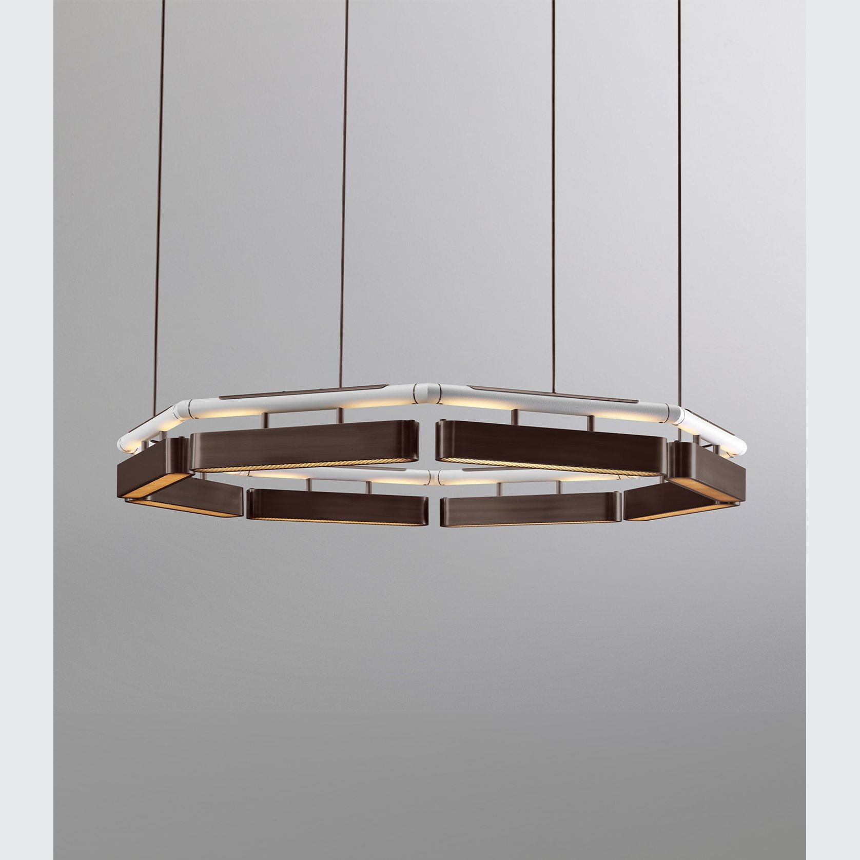 Colt Octagon Chandelier gallery detail image