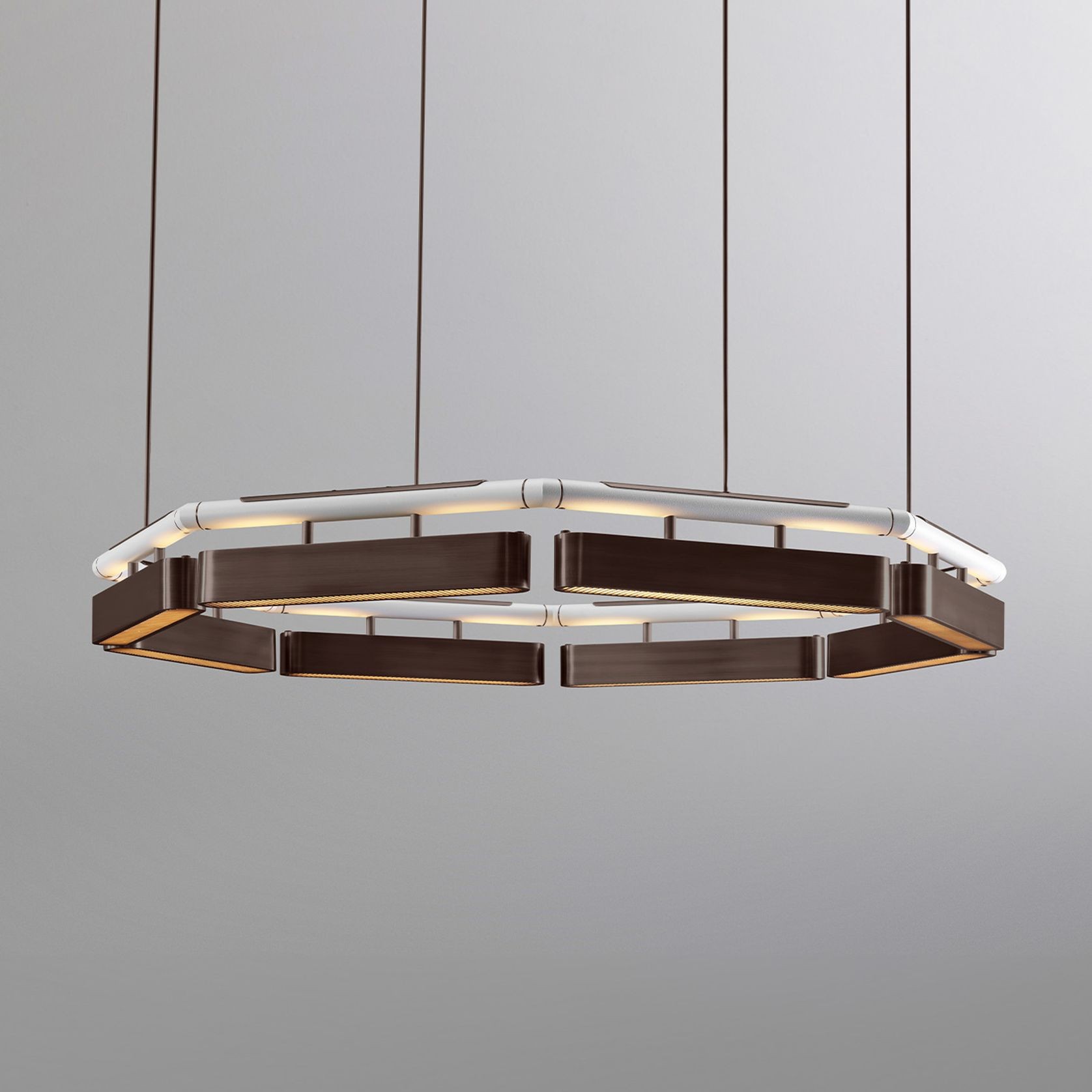 Colt Octagon Chandelier gallery detail image