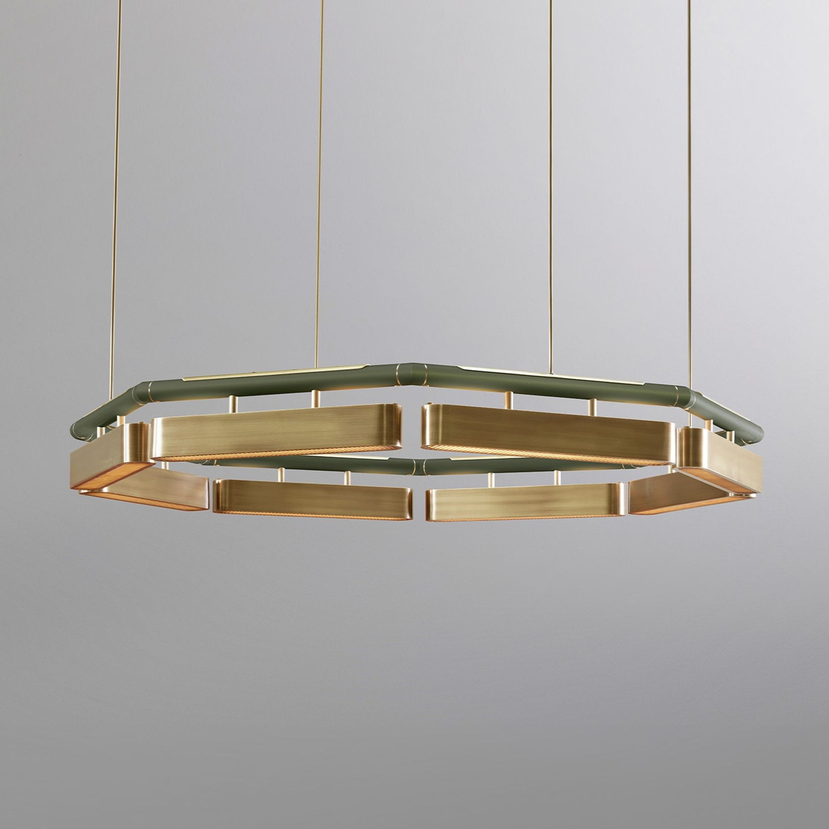 Colt Octagon Chandelier gallery detail image