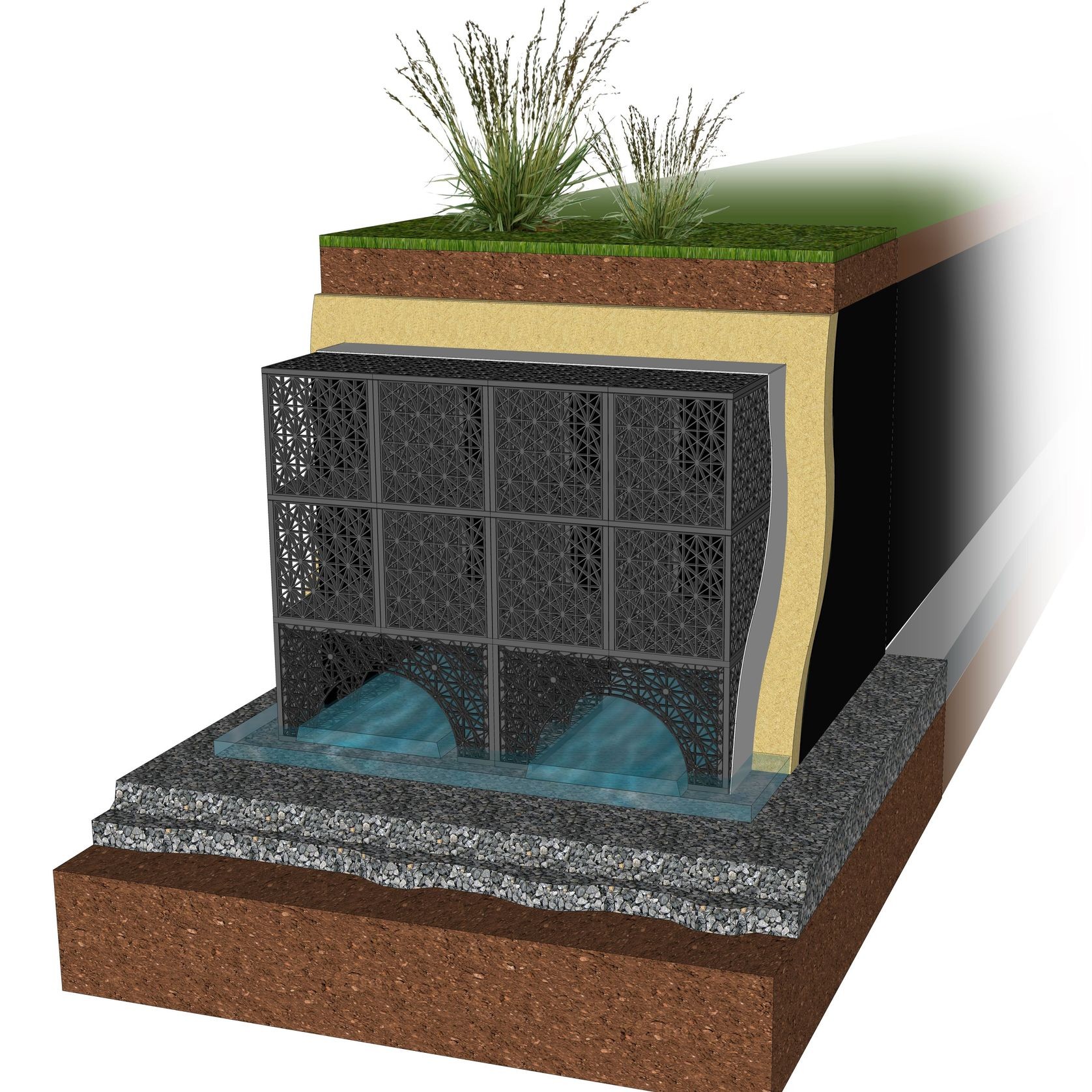 Vaulted Pipeline System - Flo Arch® gallery detail image