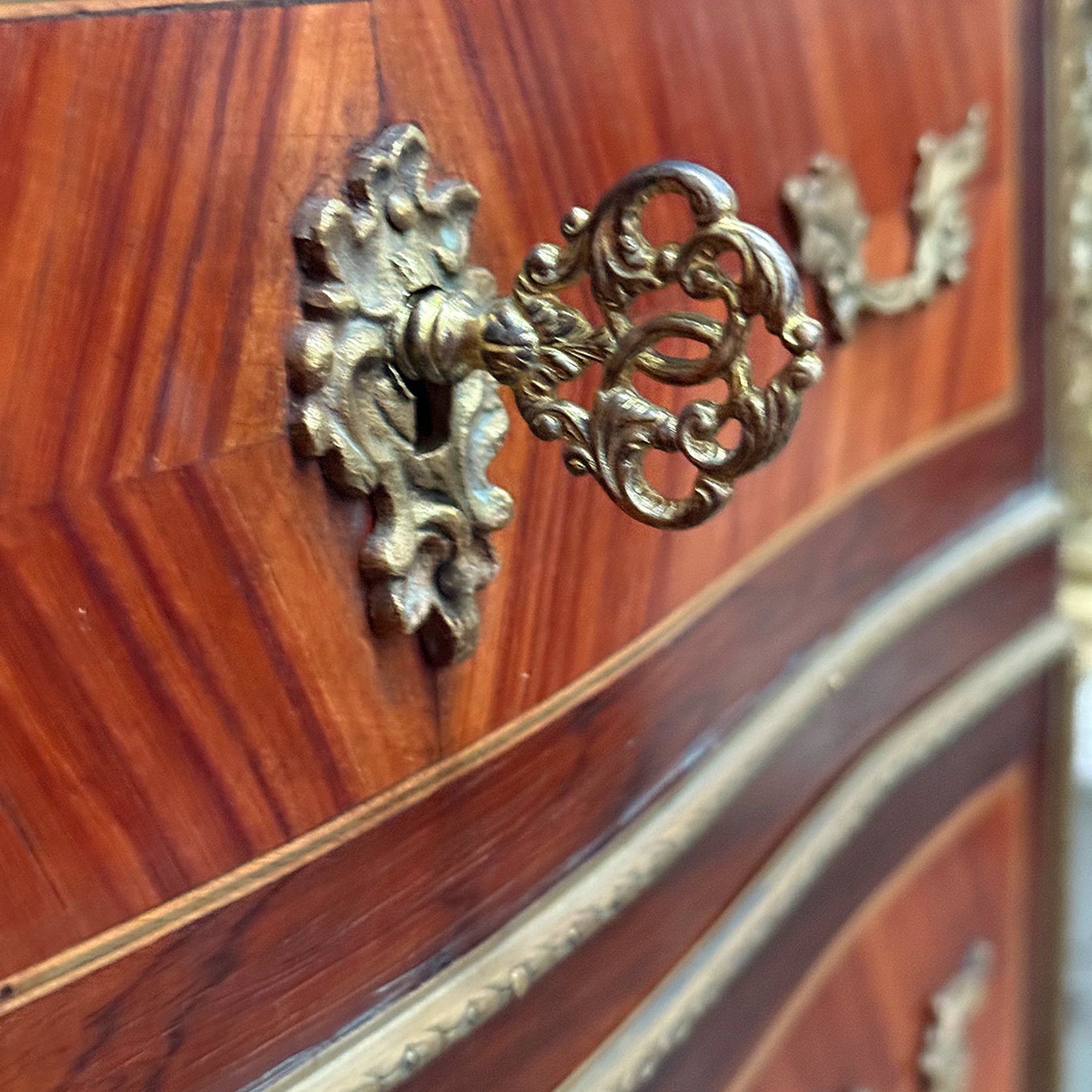 French Regence Marquetry Secretaire gallery detail image