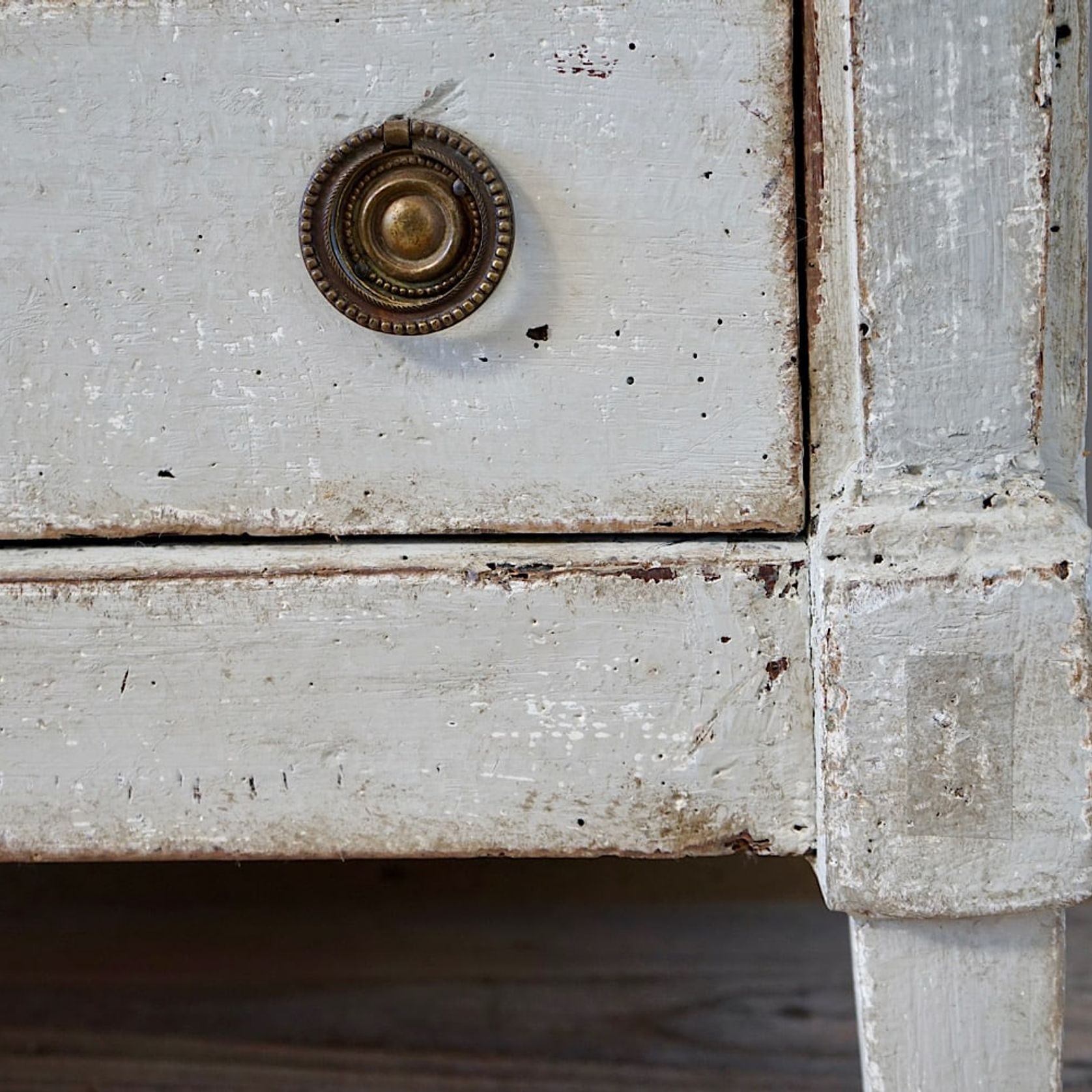 Antique French Directoire Painted Commode gallery detail image