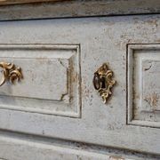 Antique French Louis XV Painted Commode gallery detail image