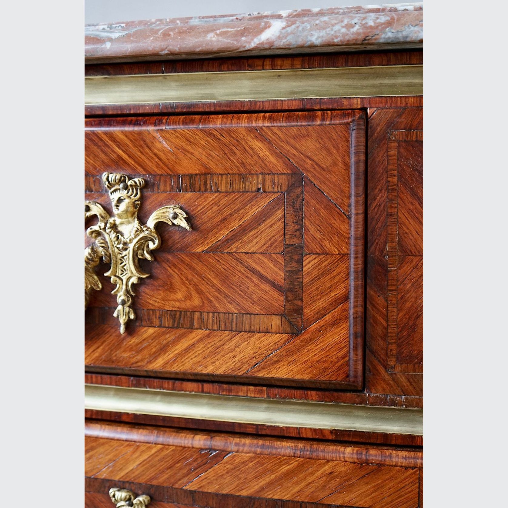 French Régence Marquetry Commode gallery detail image
