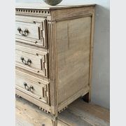 Antique French Bleached Oak Commode gallery detail image