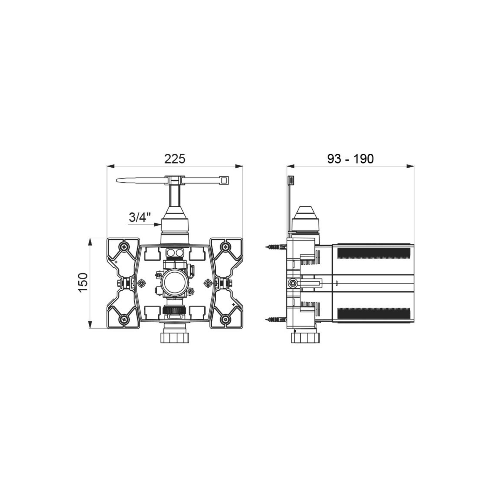 TEMPOFLUX 3  With Recessed housing - Toilet Flushing gallery detail image