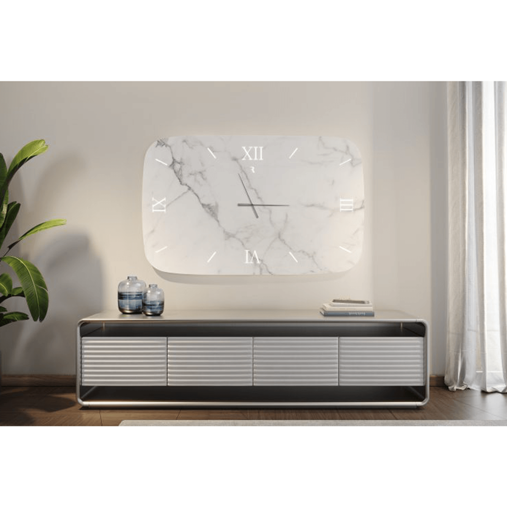 Nautilus Mirror and Clock gallery detail image