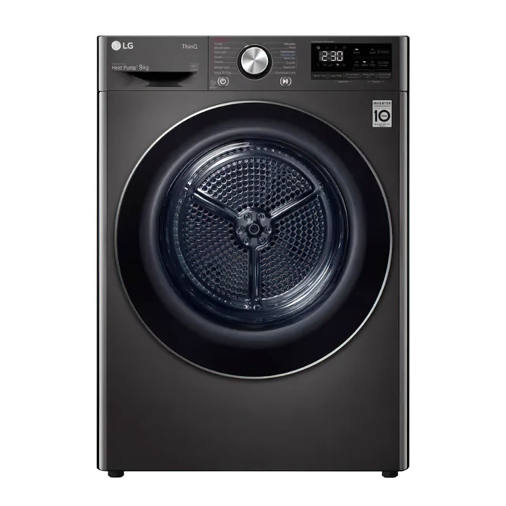 LG Heat Pump Dryer 9kg - Black gallery detail image