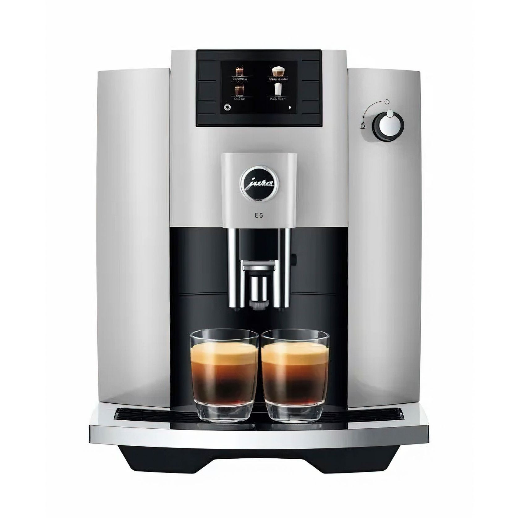 Jura E6 Automatic Coffee Machine Platinum gallery detail image