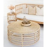 Intan Rattan Round Coffee Table 100cm gallery detail image