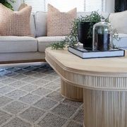 Nobu Rattan Reed Coffee Table 120cm gallery detail image