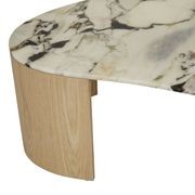 Oberon Curve Marble Coffee Table gallery detail image
