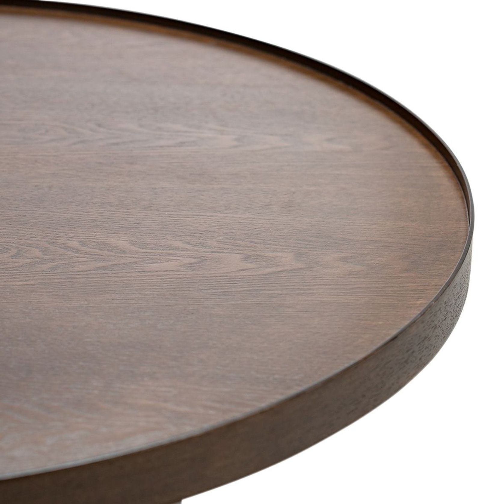 Adan Round Tray Coffee Table | Walnut gallery detail image