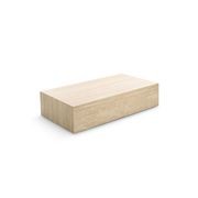 Cubie Large Plinth Coffee Table | Cream Travertine gallery detail image