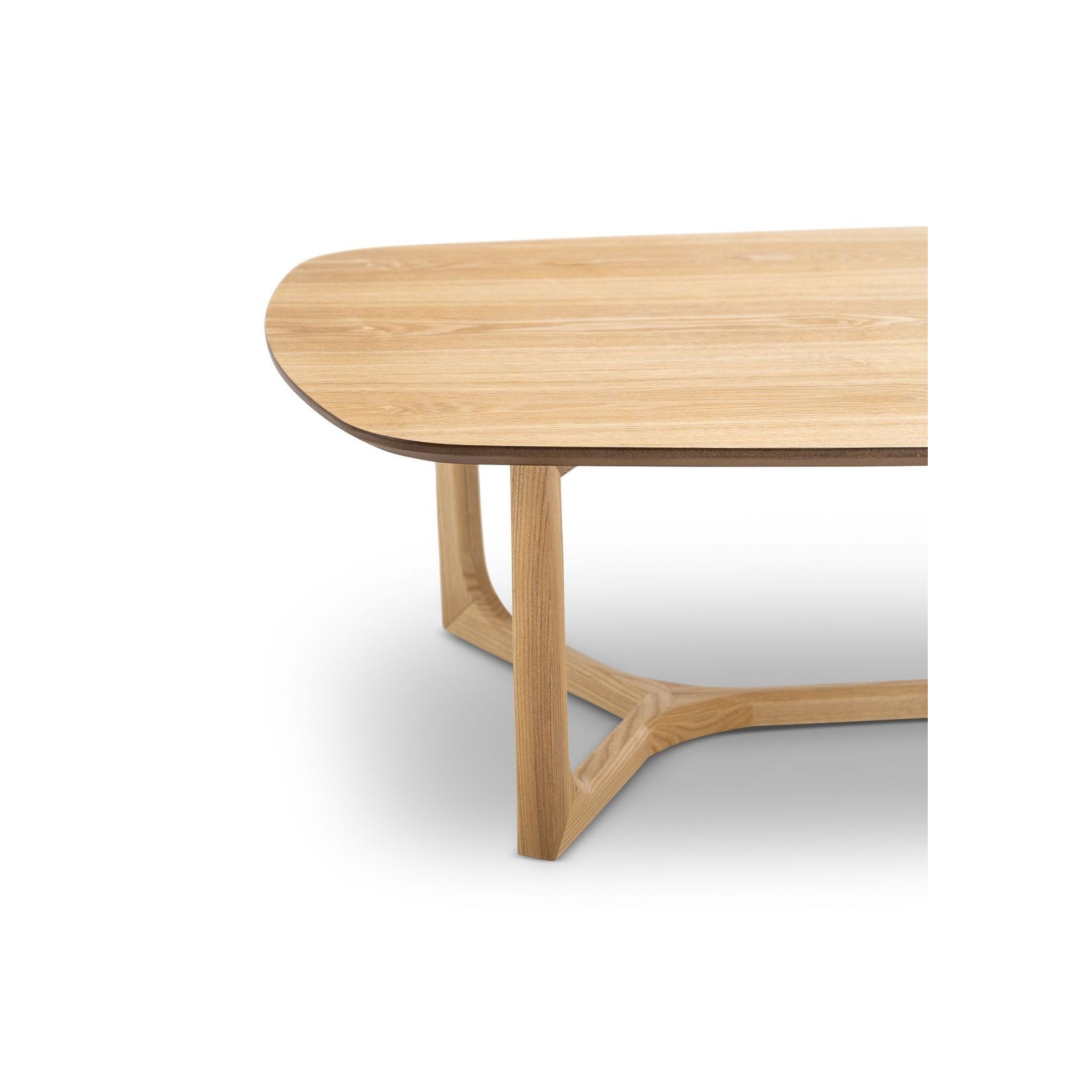 Span Ashwood Oval Coffee Table | Natural Oak gallery detail image