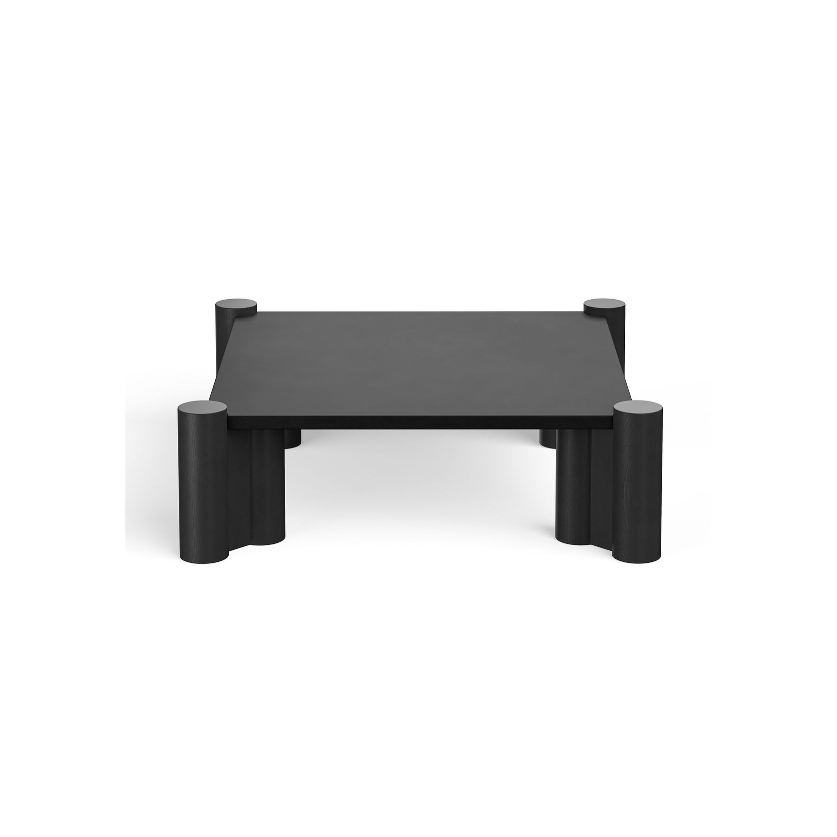 Hart Square Concrete Coffee Table | Black gallery detail image