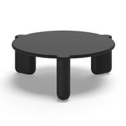 Nobu Round Concrete Coffee Table | Black gallery detail image