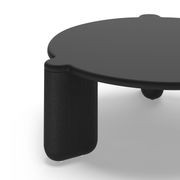 Nobu Round Concrete Coffee Table | Black gallery detail image