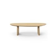 Arco 130cm Oval Oak Coffee Table| Natural gallery detail image