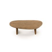Arco 130cm Oval Coffee Table | Brown Oak gallery detail image