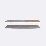 Dua Tiered Coffee Table | Mountain Peak & Sahara Oak gallery detail image