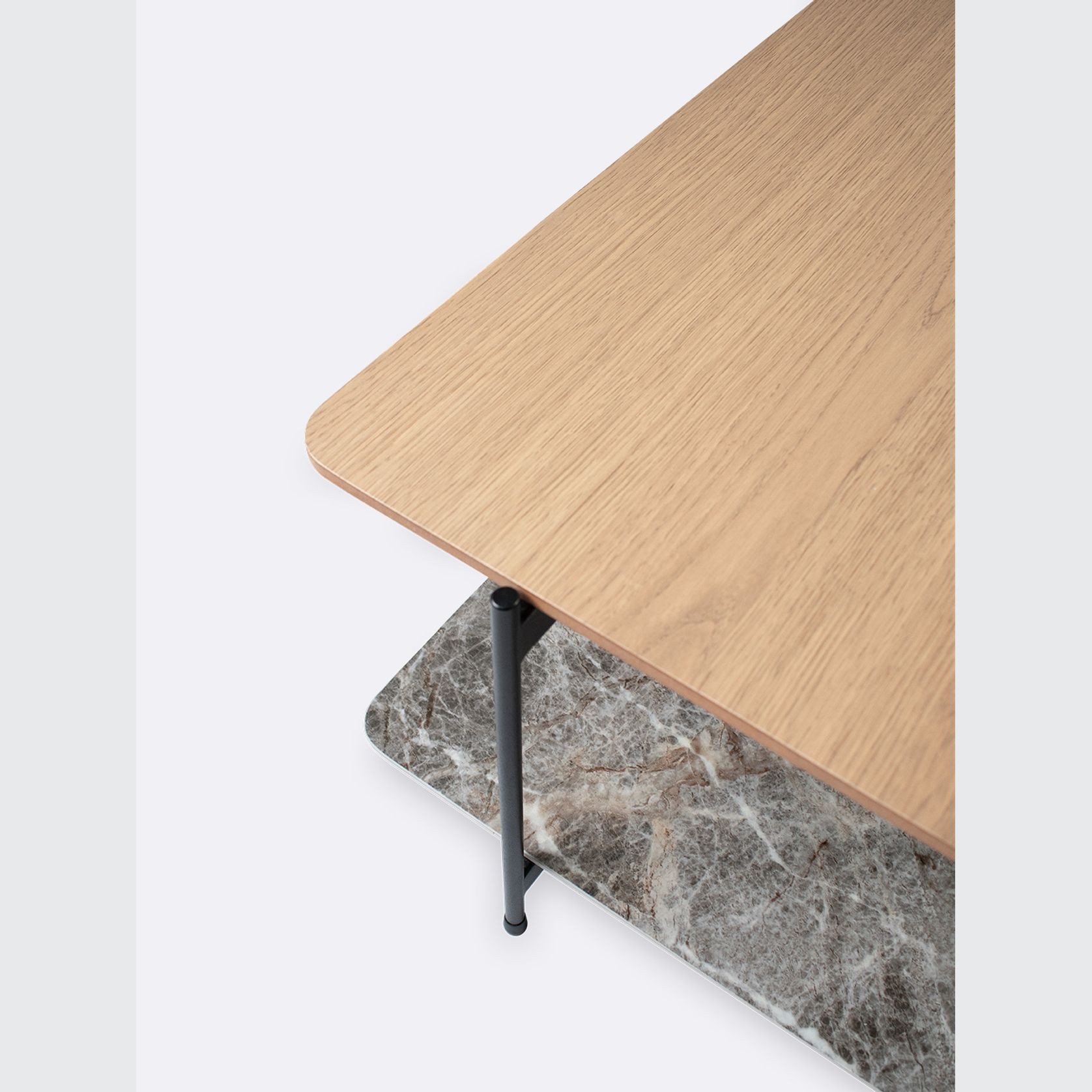 Dua Tiered Coffee Table | Mountain Peak & Sahara Oak gallery detail image
