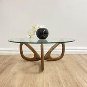 Maddox Mid-Century Round Coffee Table gallery detail image