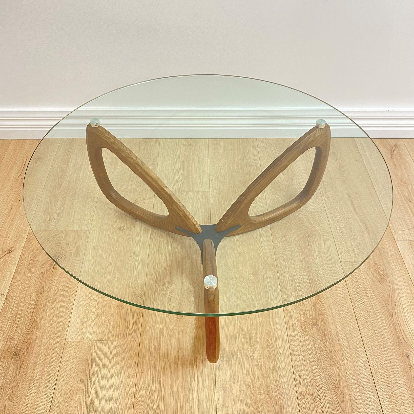 Maddox Mid-Century Round Coffee Table gallery detail image