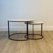 Serena Round Nesting Coffee Tables gallery detail image