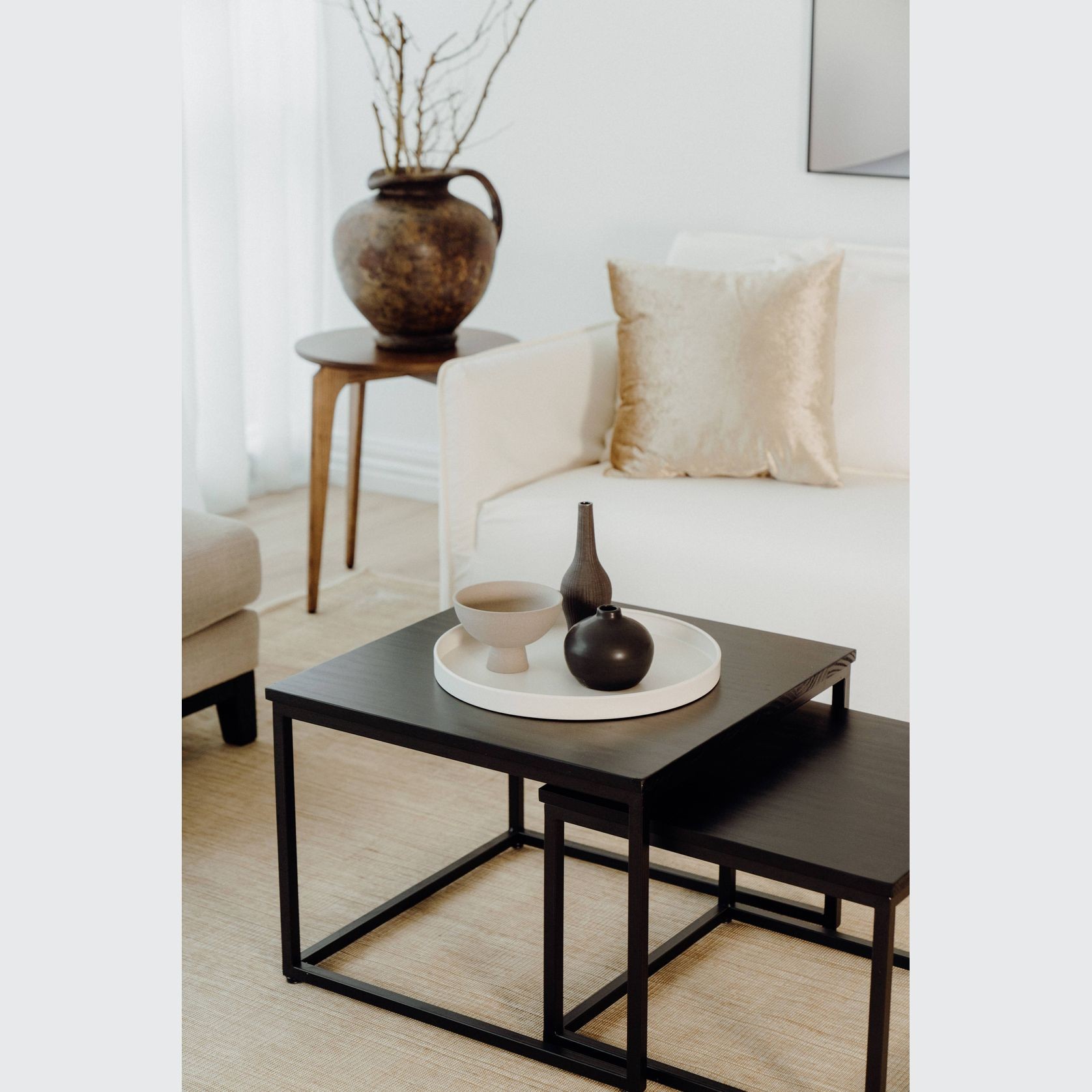 Giovanni Square Nesting Tables gallery detail image