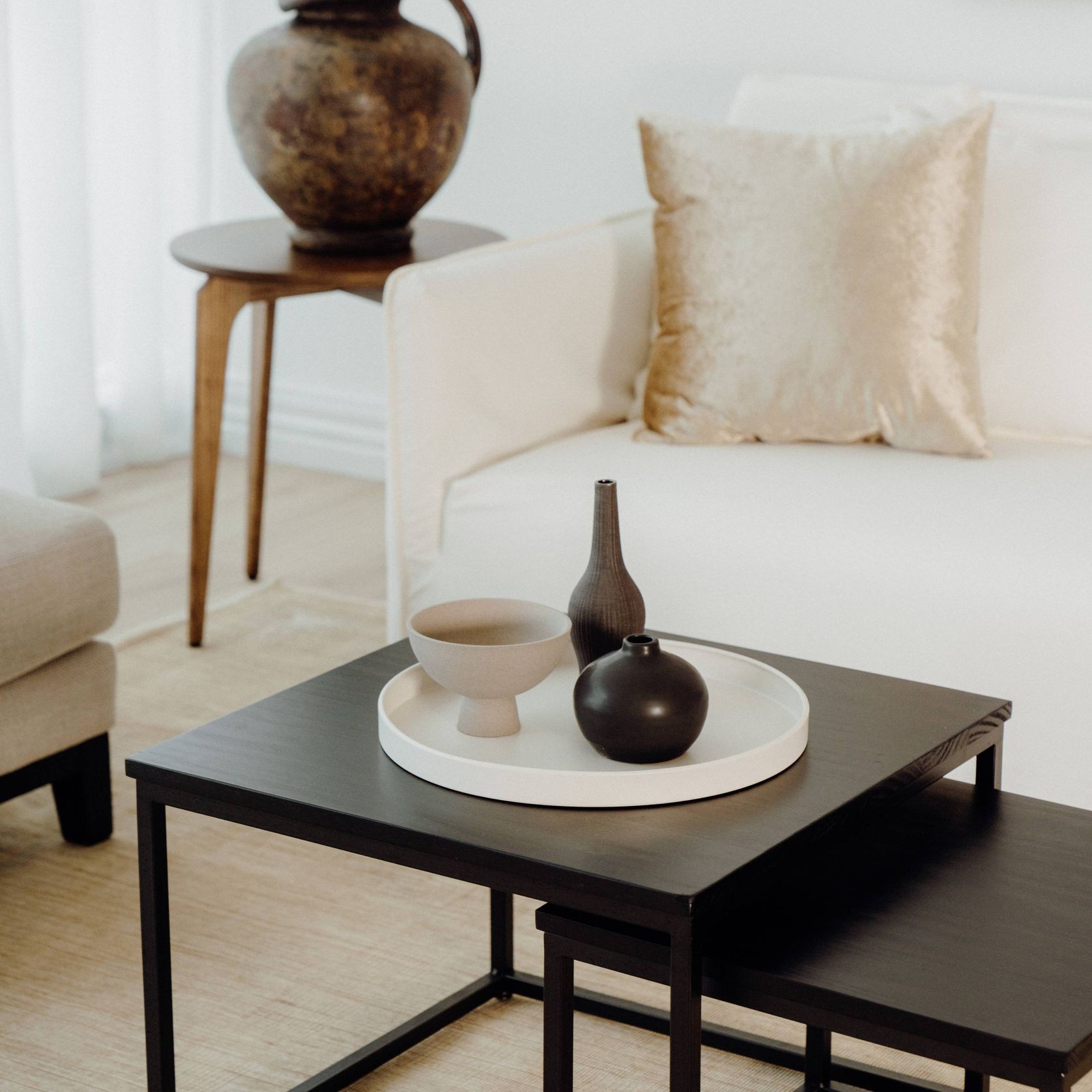 Giovanni Square Nesting Tables gallery detail image