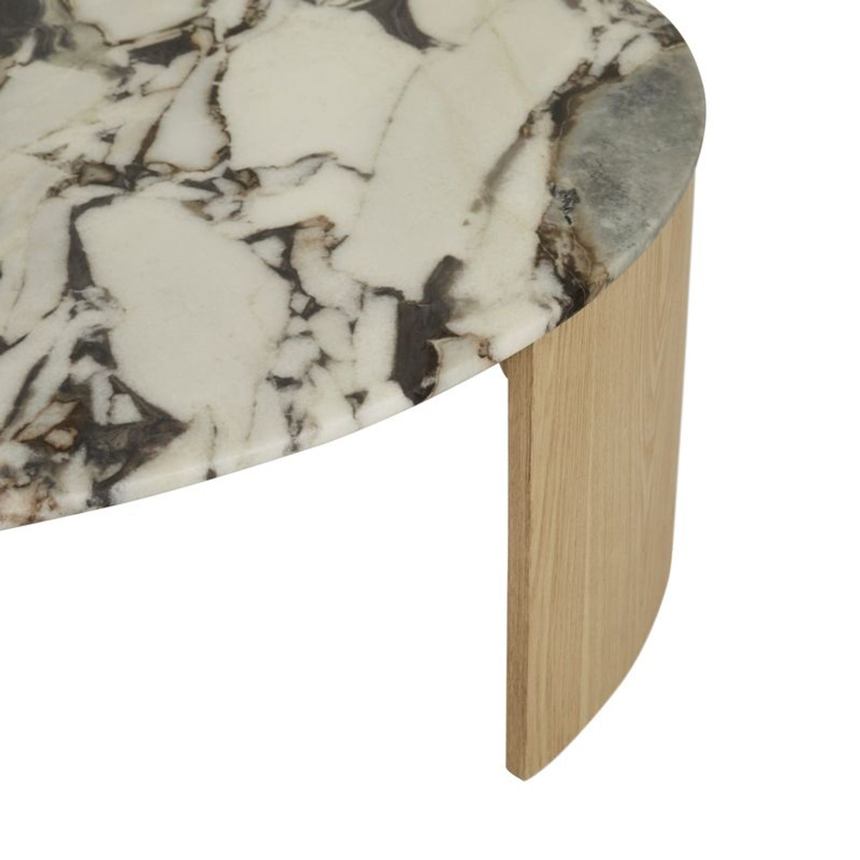 Oberon Curve Marble Coffee Table gallery detail image