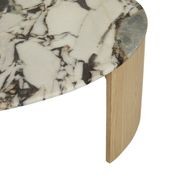 Oberon Curve Marble Coffee Table gallery detail image