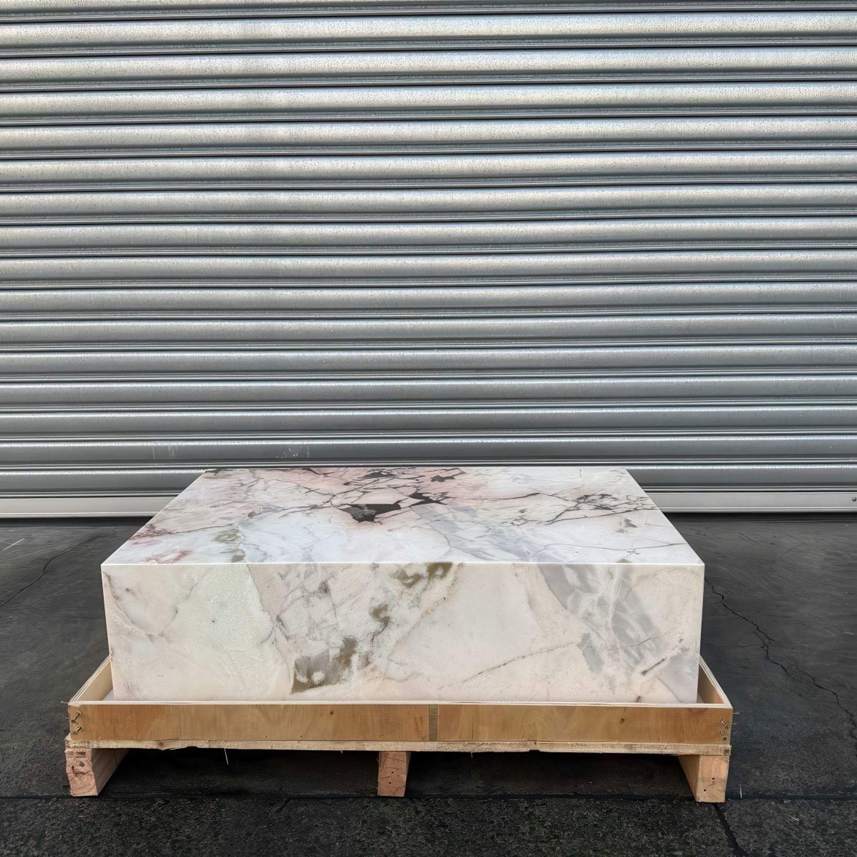 Block Coffee Table / Cherry Blossom-Small | Natural Stone Co. gallery detail image