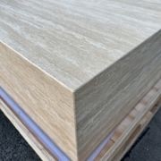 Block Coffee Table/Vein Cut Travertine -Small | Natural Stone Co. gallery detail image