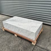Block Coffee Table-Carrara Marble | Natural Stone Co. gallery detail image