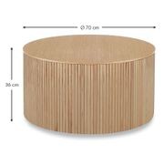 Ridge Coffee Table - Natural gallery detail image